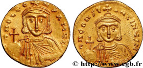 LEO III and CONSTANTINE V
Type : Solidus 
Date : 737-741 
Mint name / Town : Constantinople 
Metal : gold 
Millesimal fineness : 1.000  ‰
Diameter : 1...