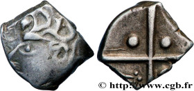 GALLIA - SOUTH WESTERN GAUL - PETROCORII (Area of Perigueux)
Type : Drachme “au style flamboyant”, S.- 
Date : c. 121-52 AC. 
Metal : silver 
Diameter...