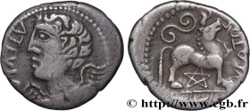 GALLIA BELGICA - REMI (Area of Reims)
Type : Denier ATEVLA / VLATOS, classe Ia 
Date : c. 60-30 AC. 
Mint name / Town : Reims (51) 
Metal : silver 
Di...