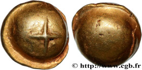 SENONES (Area of Sens)
Type : Statère globulaire à la croix 
Date : c. 100-80 AC. 
Metal : gold 
Diameter : 12  mm
Weight : 7  g.
Rarity : R1 
Obverse...