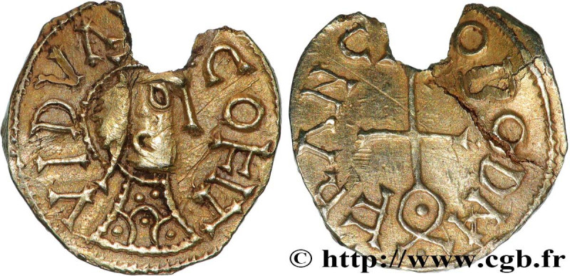 MEROVINGIAN COINAGE - VIDUA - VEUVES - VEUZAIN-SUR-LOIRE (Loir-et-Cher)
Type : T...