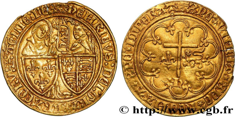 HENRY VI OF LANCASTER
Type : Salut d'or 
Date : 06/09/1423 
Date : n.d. 
Mint na...