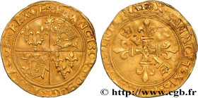 FRANCIS I
Type : Écu d'or au soleil du Dauphiné, 2e type 
Date : 21/07/1519 
Date : n.d. 
Mint name / Town : Grenoble 
Metal : gold 
Millesimal finene...