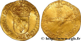 HENRY IV
Type : Écu d'or au soleil, 2e type 
Date : 1591 
Mint name / Town : Tours 
Quantity minted : 1841 
Metal : gold 
Millesimal fineness : 958  ‰...