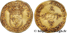 LOUIS XIII
Type : Écu d'or au soleil, 1er type 
Date : 1640 
Mint name / Town : Bourges 
Quantity minted : 1165 
Metal : gold 
Millesimal fineness : 9...