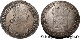 LOUIS XIV "THE SUN KING"
Type : Écu à la mèche longue de Béarn 
Date : 1653 
Mint name / Town : Morlaàs 
Metal : silver 
Millesimal fineness : 917  ‰
...