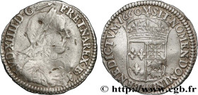 LOUIS XIV "THE SUN KING"
Type : Douzième d'écu de Béarn à la mèche longue 
Date : 1660 
Mint name / Town : Morlaàs 
Metal : silver 
Millesimal finenes...