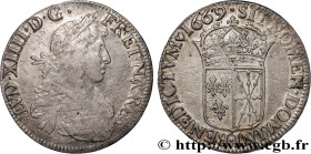 LOUIS XIV "THE SUN KING"
Type : Écu au buste juvénile de Navarre, 2e type 
Date : 1669 
Mint name / Town : Saint-Palais 
Quantity minted : 34072 
Meta...