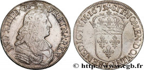 LOUIS XIV "THE SUN KING"
Type : Écu à la cravate, 1er type 
Date : 1675 
Mint name / Town : Bayonne 
Quantity minted : 72808 
Metal : silver 
Millesim...