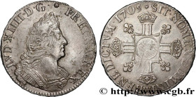 LOUIS XIV "THE SUN KING"
Type : Demi-écu aux huit L 
Date : 1705 
Mint name / Town : Lille 
Quantity minted : 36547 
Metal : silver 
Millesimal finene...