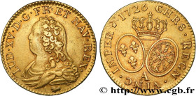 LOUIS XV THE BELOVED
Type : Louis d'or dit "aux lunettes" 
Date : 1726 
Mint name / Town : Paris 
Quantity minted : 1840800 
Metal : gold 
Millesimal ...