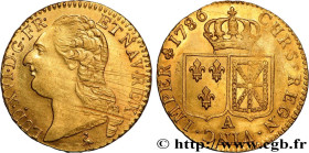 LOUIS XVI
Type : Louis d'or dit "aux écus accolés" 
Date : 1786 
Mint name / Town : Paris 
Quantity minted : 4081749 
Metal : gold 
Millesimal finenes...