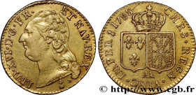 LOUIS XVI
Type : Louis d'or dit "aux écus accolés" 
Date : 1788 
Mint name / Town : Metz 
Quantity minted : 72826 
Metal : gold 
Millesimal fineness :...