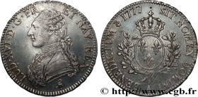 LOUIS XVI
Type : Écu dit “aux branches d'olivier” 
Date : 1777 
Mint name / Town : Paris 
Quantity minted : 512719 
Metal : silver 
Millesimal finenes...