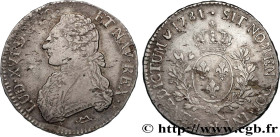 LOUIS XVI
Type : Écu dit “aux branches d'olivier” 
Date : 1781 
Mint name / Town : Montpellier 
Quantity minted : 20218 
Metal : silver 
Millesimal fi...
