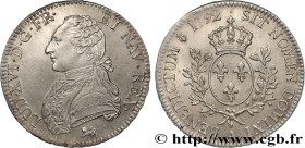 LOUIS XVI
Type : Écu dit “aux branches d'olivier” 
Date : 1792 
Mint name / Town : Paris 
Metal : silver 
Millesimal fineness : 917  ‰
Diameter : 41,5...