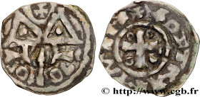 NORMANDY - DUCHY OF NORMANDY - ANONYMOUS
Type : Denier dit aux frontons et à la flèche 
Date : c. 1075-1100 
Date : n.d. 
Mint name / Town : Rouen 
Me...