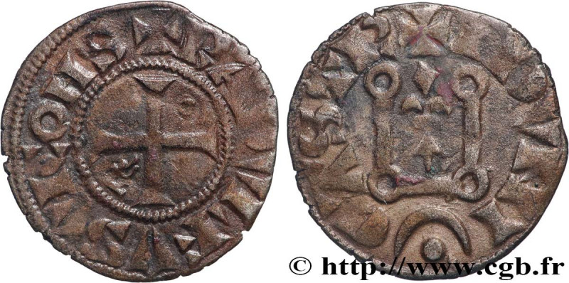 CHÂTEAUDUN - VISCOUNTCY OF CHÂTEAUDUN - RAOUL DE CLERMONT
Type : Denier tournois...