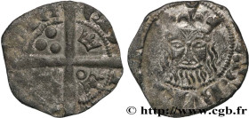 AQUITAINE - DUCHY OF AQUITAINE - EDWARD III OF ENGLAND
Type : Denier à la tête de lion de face 
Date : n.d. 
Metal : silver 
Diameter : 18  mm
Orienta...