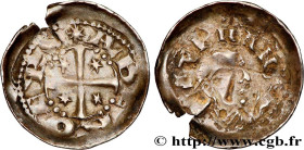 LORRAINE - BISHOPRIC OF METZ - ADALBERO IV
Type : Denier 
Date : n.d. 
Mint name / Town : Metz 
Metal : silver 
Diameter : 17  mm
Orientation dies : 5...