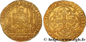 FLANDERS - COUNTY OF FLANDERS - LOUIS OF MALE
Type : Écu d'or au lion 
Date : c. 1373-1383 
Mint name / Town : Gand ou Malines 
Quantity minted : 1459...