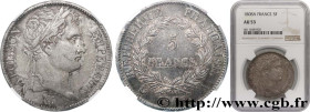 PREMIER EMPIRE / FIRST FRENCH EMPIRE
Type : 5 francs Napoléon Empereur, République française 
Date : 1808 
Mint name / Town : Paris 
Quantity minted :...