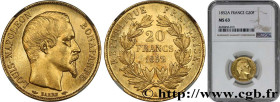 II REPUBLIC
Type : 20 francs or Louis-Napoléon 
Date : 1852 
Mint name / Town : Paris 
Quantity minted : 9857428 
Metal : gold 
Millesimal fineness : ...