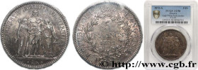 III REPUBLIC
Type : 5 francs Hercule, Petites étoiles 
Date : 1872 
Mint name / Town : Paris 
Quantity minted : 56844 
Metal : silver 
Millesimal fine...