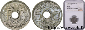 III REPUBLIC
Type : Essai de 5 centimes Lindauer, petit module 
Date : 1920 
Quantity minted : --- 
Metal : copper nickel 
Diameter : 17  mm
Orientati...