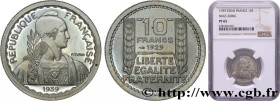 FRENCH STATE
Type : Essai hybride de 10 Francs Turin, module moyen, listel large, 26 mm, 7,5 g, cupro-nickel 
Date : 1929 / 1939 
Date : n.d. 
Mint na...