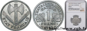 FRENCH STATE
Type : Essai de 1 franc Francisque, lourde 
Date : 1942 
Mint name / Town : Paris 
Quantity minted : --- 
Metal : aluminium 
Diameter : 2...