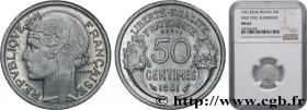 FRENCH STATE
Type : Essai de 50 centimes Morlon, lourde 
Date : 1941 
Mint name / Town : Paris 
Quantity minted : --- 
Metal : aluminium 
Diameter : 1...