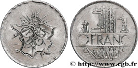 V REPUBLIC
Type : 10 francs Mathieu Fautée, erreur de flan 
Date : 1979 
Mint name / Town : Pessac 
Quantity minted : --- 
Metal : white metal 
Diamet...