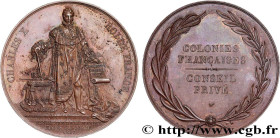CHARLES X
Type : Médaille, Conseil privé, Colonies françaises 
Date : 1826 
Metal : copper 
Diameter : 45,5  mm
Engraver : MICHAUT Auguste-François (1...