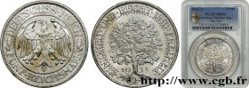 GERMANY - WEIMAR REPUBLIC
Type : 5 Reichsmark 
Date : 1931 
Mint name / Town : Karlsruhe 
Quantity minted : 1620000 
Metal : silver 
Millesimal finene...
