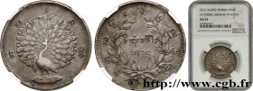 KINGDOM OF BURMA - MINDON MIN
Type : 1 Kyat CS1214 
Date : 1852 
Metal : silver 
Millesimal fineness : 917  ‰
Diameter : 30,5  mm
Orientation dies : 1...