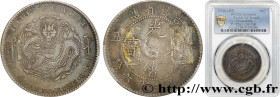 CHINA - JILIN PROVINCE (KIRIN)
Type : 3,6 Candareens (50 Cents)  
Date : (1901) 
Quantity minted : - 
Metal : silver 
Millesimal fineness : 800  ‰
Dia...