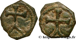 CILICIA - KINGDOM OF ARMENIA
Type : Pogh 
Date : c. 1180-1220 
Date : n.d. 
Mint name / Town : indeterminé 
Metal : bronze 
Diameter : 15  mm
Orientat...