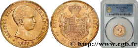 SPAIN
Type : 20 Pesetas refrappe de 1962 
Date : 18-90 dans les étoiles 
Mint name / Town : Madrid 
Quantity minted : 11000  
Metal : gold 
Millesimal...