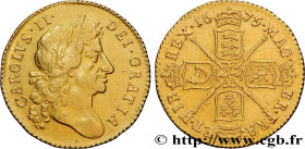 GREAT-BRITAIN - ANNE STUART - CHARLES II
Type : Guinée 
Date : 1675 
Mint name / Town : Londres 
Metal : gold 
Millesimal fineness : 917  ‰
Diameter :...