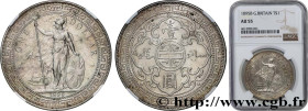 GREAT-BRITAIN - VICTORIA
Type : Trade dollar 
Date : 1895 
Mint name / Town : Bombay 
Quantity minted : 3316000 
Metal : silver 
Diameter : 38,5  mm
O...