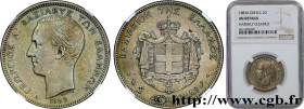 GREECE - KINGDOM OF GREECE - GEORGE I
Type : 2 Drachmes 
Date : 1883 
Mint name / Town : Paris - A 
Quantity minted : 250000 
Metal : silver 
Diameter...