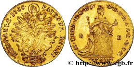 HUNGARY - KINGDOM OF HUNGARY - MARIA-THERESA
Type : Double ducat 
Date : 1765 
Mint name / Town : Kremnitz 
Quantity minted : 712000 
Metal : gold 
Mi...