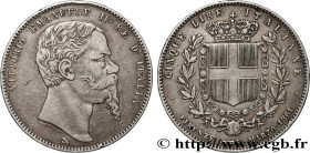 ITALY - KINGDOM OF ITALY - VICTOR-EMMANUEL II
Type : 5 Lire 
Date : 1861 
Mint name / Town : Florence 
Quantity minted : 21472 
Metal : silver 
Milles...