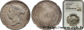 MALAYSIA - STRAITS SETTLEMENTS - VICTORIA
Type : 50 Cents  
Date : 1886 
Quantity minted : 60000 
Metal : silver 
Millesimal fineness : 800  ‰
Diamete...