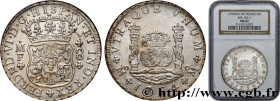 SPANISH AMERICA - MEXICO - FERDINAND VI
Type : 8 Reales MF 
Date : 1757 
Mint name / Town : Mexico 
Quantity minted : - 
Metal : silver 
Millesimal fi...