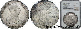 MEXICO - FERDINAND VII
Type : 8 Reales, buste de Charles IV 
Date : 1809 
Mint name / Town : Séville 
Metal : silver 
Millesimal fineness : 900  ‰
Dia...