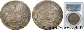 MEXICO
Type : 8 Reales (Hook-Neck) 
Date : 1824 
Mint name / Town : Mexico 
Quantity minted : - 
Metal : silver 
Millesimal fineness : 900  ‰
Diameter...