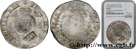RUSSIA - ALEXIS Ier MICHAILOVITCH
Type : Jefimok frappé sur un Patagon de 1646 
Date : (1655) 
Mint name / Town : Bruxelles 
Metal : silver 
Millesima...