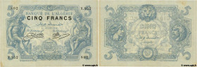 Country : ALGERIA 
Face Value : 5 Francs 
Date : 25 juillet 1916 
Period/Province/Bank : Banque de l'Algérie 
Catalogue reference : P.71a 
Additional ...